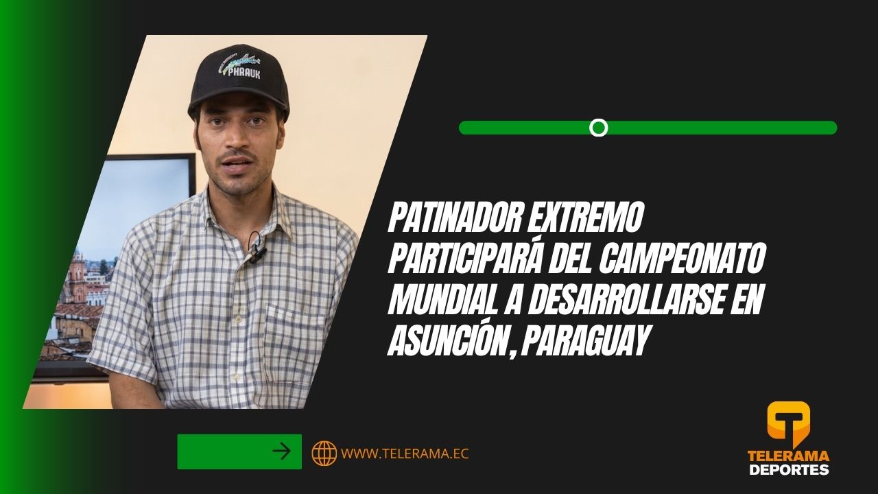 Patinador extremo participará del campeonato mundial a desarrollarse en Asunción, Paraguay