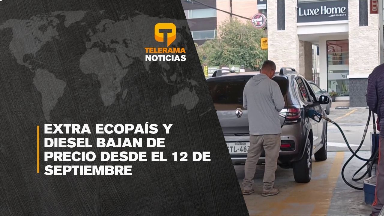 Extra ecopaís y diesel bajan de precio desde el 12 de septiembre