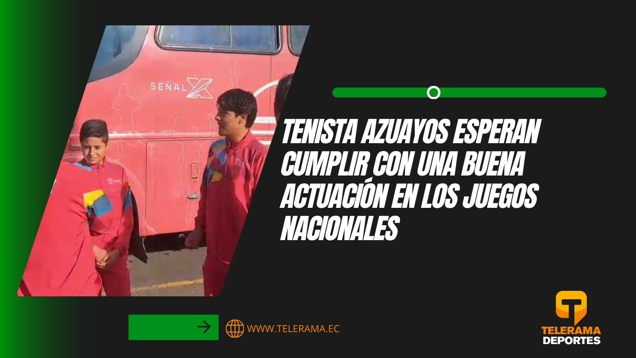 Tenista azuayos esperan cumplir con una buena actuación en los juegos nacionales